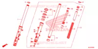 FORCELLA ANTERIORE per Honda CBR 650 F TRICOLORE 2016