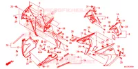 RIPARO INFERIORE per Honda CBR 650 F TRICOLORE 2016