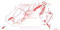 SEDILE/RIPARO POSTERIORE per Honda CBR 650 F TRICOLORE 2016
