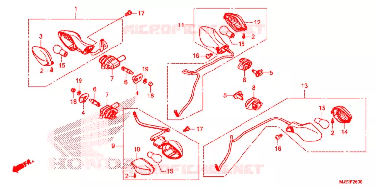 FRECCIA(2) Honda MOTO 650 CBR 2016  CBR650FG