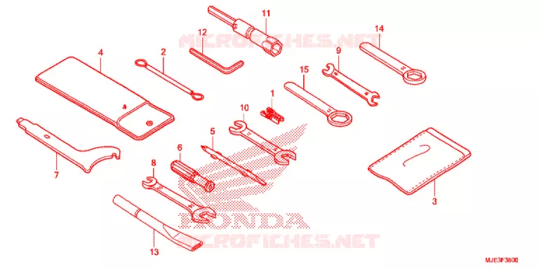 UTENSILI/SCATOLA BATTERIA Honda MOTO 650 CBR 2016  CBR650FG