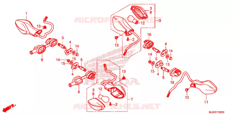 FRECCIA(2) Honda MOTO 500 CBR 2016  CBR500RAG