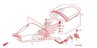 SEDILE SINGOLO(2) per Honda CBR 600 RR 2007