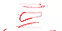 CATENA CAMMA/TENSIONE per Honda REFLEX 250 SPORT ABS RED 2007