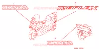 MARCHIO per Honda REFLEX 250 SPORT ABS RED 2007