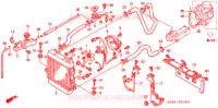 RADIATORE per Honda REFLEX 250 SPORT ABS RED 2007