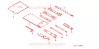 UTENSILI/SCATOLA BATTERIA per Honda REFLEX 250 SPORT ABS RED 2007