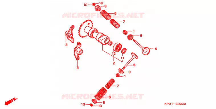 ALBERO A CAMME/VALVOLA Honda SCOOTER 250 REFLEX 2007  NSS250AS7