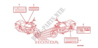 ETICHETTA CAUZIONE(1) per Honda SHADOW VT 750 SPIRIT 2007