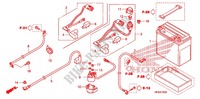 BARDATURA FILO/BATTERIA per Honda FOURTRAX 420 RANCHER 4X4 Manual Shift 2009