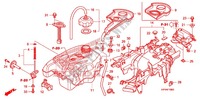 SERBATOIO COMBUSTIBILE per Honda FOURTRAX 420 RANCHER 4X4 Manual Shift 2009