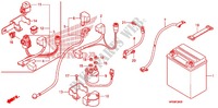 BARDATURA FILO/BATTERIA per Honda FOURTRAX 500 FOREMAN 4X4 Electric Shift, Power Steering 2009