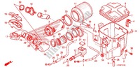 COPERTURA ANTERIORE/FILTRO ARIA per Honda FOURTRAX 500 FOREMAN 4X4 Electric Shift, Power Steering 2009