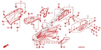 COPERTURA CORPO/SCATOLA BAGAGLI/ PORTATORE BAGAGLI per Honda FOURTRAX 500 FOREMAN 4X4 Electric Shift, Power Steering 2009