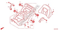 SEDILE SINGOLO(2) per Honda GL 1800 GOLD WING 2012