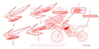EMBLEMA/STRISCIA (CRF450X'05,'06,'07,'08) per Honda CRF 450 X 2006