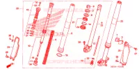FORCELLA ANTERIORE per Honda CRF 450 X 2006