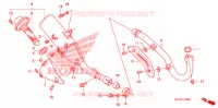 SMORZATORE SCARICO(2) per Honda CRF 450 X 2006