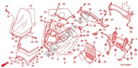 CARENE ANTERIORE (FJS400A/D/FJS600A/D5 8) per Honda SILVER WING 400 ABS 2005