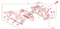 STRUMENTAZIONE CONTA KM TACHIMETRO  (FJS400A/D/FJS600A/D5 8) per Honda SILVER WING 600 2006