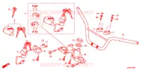 CONDOTTO MANIGLIA/PONTE SOPRA (2) per Honda ZOOMER 110 X 2015
