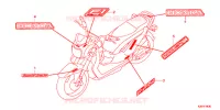 MARCHIO/STRISCIA(1) per Honda ZOOMER 110 X 2015
