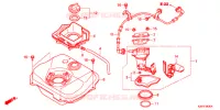 SERBATOIO COMBUSTIBILE per Honda ZOOMER 110 X 2015