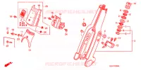 FORCELLA ANTERIORE per Honda SUPER CUB 50 DELUXE 2008