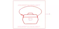 BORSA INTERNA TOP BOX 35LT per Honda VISION 110 2013