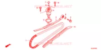 CATENA CAMMA/TENSIONE per Honda VISION 110 2013