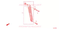 CUSCINO POSTERIORE(2) per Honda VISION 110 2013