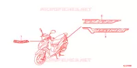 MARCHIO per Honda VISION 110 2013