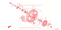 RUOTA ANTERIORE per Honda VISION 110 2013