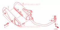 SMORZATORE SCARICO(2) per Honda VISION 110 2013