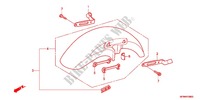 PARAFANGO ANTERIORE per Honda CB 400 SUPER BOL D\'OR ABS VTEC REVO Half cowl attachment two-tone main color 2011