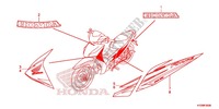 EMBLEMA/STRISCIA (AFS125MSD/MCSD/MCRD) per Honda FUTURE 125 Casted wheels, Rear brake drum 2013