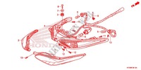 LUCE COMBINAZIONE POST. (AFS125MSD/MCSD,E/MCRD,E) per Honda FUTURE 125 Casted wheels, Rear brake drum 2013