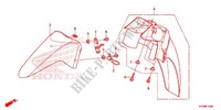 PARAFANGO ANTERIORE per Honda FUTURE 125 Casted wheels, Rear brake drum 2013