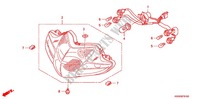 FARO ANTERIORE per Honda WAVE 110 Casted wheels, Kick start 2010