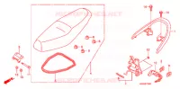 SELLA (ANF100DR/SR/MSR) per Honda WAVE 100 MSR, Front disk 2008