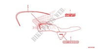 MARCHIO/STRISCIA(1) per Honda CB 1100 ABS RED 2013