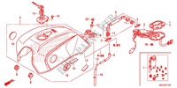 SERBATOIO COMBUSTIBILE/POMPA COMBUSTIBILE per Honda CB 1100 ABS 2013