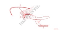 EMBLEMA/STRISCIA (CB1100'14/SA'14/A'14) per Honda CB 1100 ABS BLUE 2014