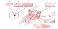 ETICHETTA CAUZIONE(1) per Honda CB 1100 S ABS 2014