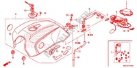SERBATOIO COMBUSTIBILE/POMPA COMBUSTIBILE per Honda CB 1100 S ABS 2014