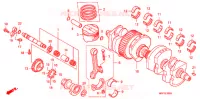 ALBERO A GOMITI/PISTONE per Honda CB 1300 SUPER FOUR TWO TONES 2009