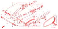 BRACCIO OSCILLANTE/CASSA CATENA per Honda CB 1300 SUPER FOUR TWO TONES 2009