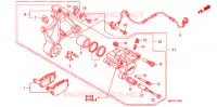 CALIBRO FRENO POSTERIORE per Honda CB 1300 SUPER FOUR TWO TONES 2009