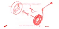 COPERTURA CASSA MANOVELLA/ GENERATORE(2) per Honda CB 1300 SUPER FOUR TWO TONES 2009
