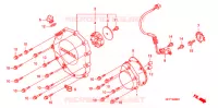 COPERTURA CASSA MANOVELLA per Honda CB 1300 SUPER FOUR TWO TONES 2009
